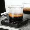Coffee Scale with Timer 0.1g High   Rechargeable Coffee Scale with Backlit Screen Anti Slip Mat Black