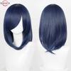 40cm Medium Basic Anime Cosplay Wig Bang Blond  Black White Red Pink Green Brown Gold Blue Heat Resistant Synthetic Hair Wigs