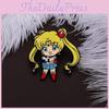 Charming Japanese Anime Beautiful Girl Dress Enamel Pin Cute Two Dimensional Badge