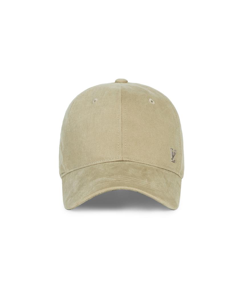 Bajal Vz Minimal Studded Ball Cap Beige