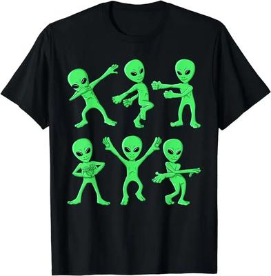 I Don't Believe In Humans TShirt Funny Alien Space Gift Tee Graphic T Shirts Men Clothing Tops Streetwear Camisetas