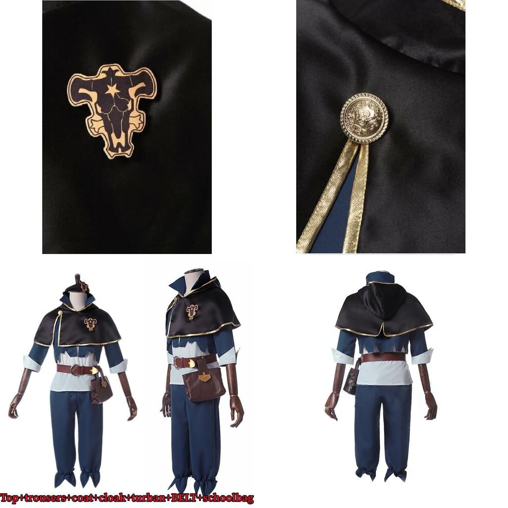Black Clover Asta Cosplay Costume For Halloween Party