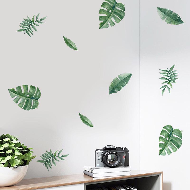 Tropical Monstera Wall Sticker for Bedroom and Living Room Decor
