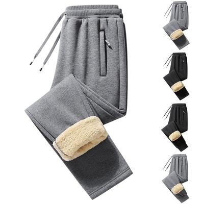 Herren Baumwollhose mit Fleecefutter