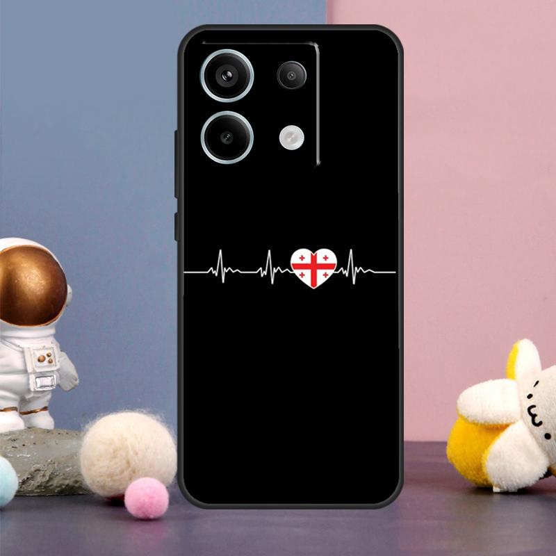 Georgia Flag Case For Xiaomi Redmi 13C 12 12C 9C 10C Redmi Note 11 12 13 Pro 9 10 10S 11S 12S Back Cover