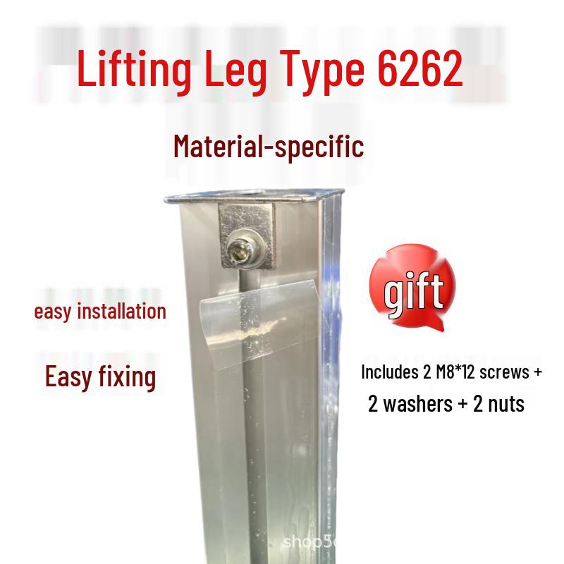 3-inch Swivel Wheel Castor Mounting Bracket with Brake for 6262 Aluminum Profile Conveyor Belt