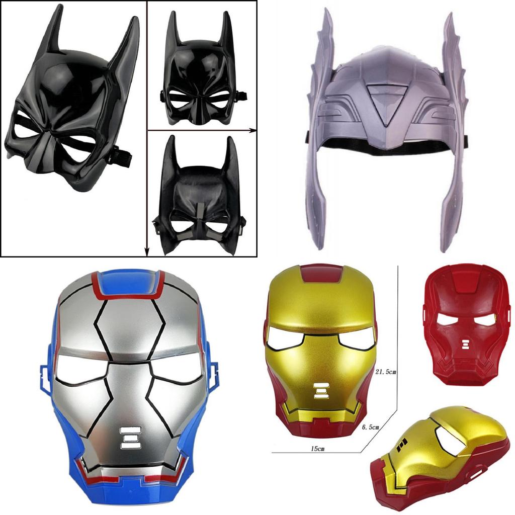 Plastic Thor Helmet Mask For Adult Unisex Halloween Masquerade Parties**