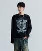 MAISON MINED Doodle Heart Long Sleeve Black