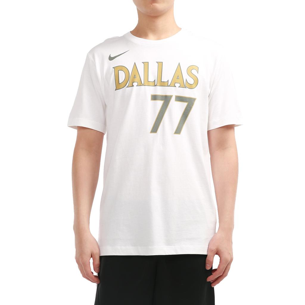 Nike x NBA Crossover Dallas Mavericks Doncic No. 77 T-Shirt 'White' Men's CT9770-101