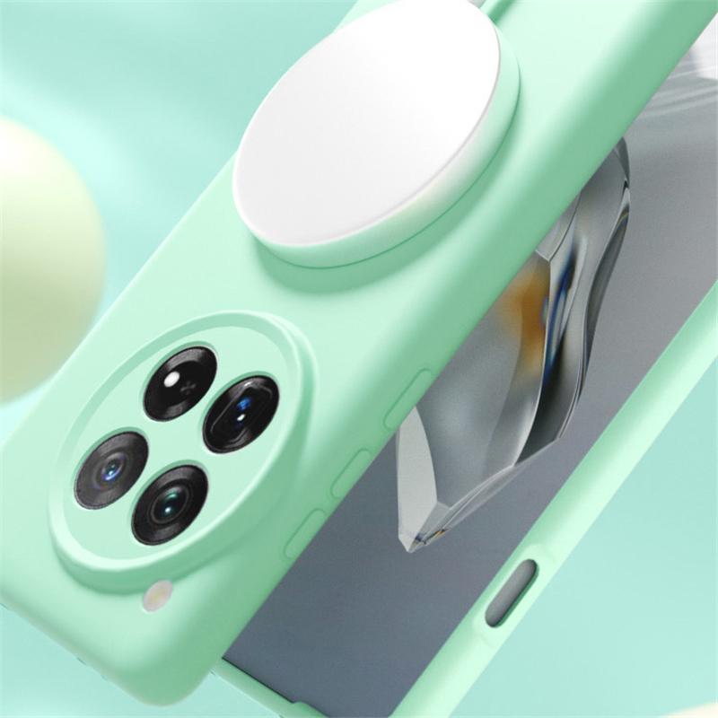 For Wireless Charging Magsafe Soft Liquid Silicone Phone Case For Oneplus 13 13R 12 Magnetic Slim Skin Protection Cover