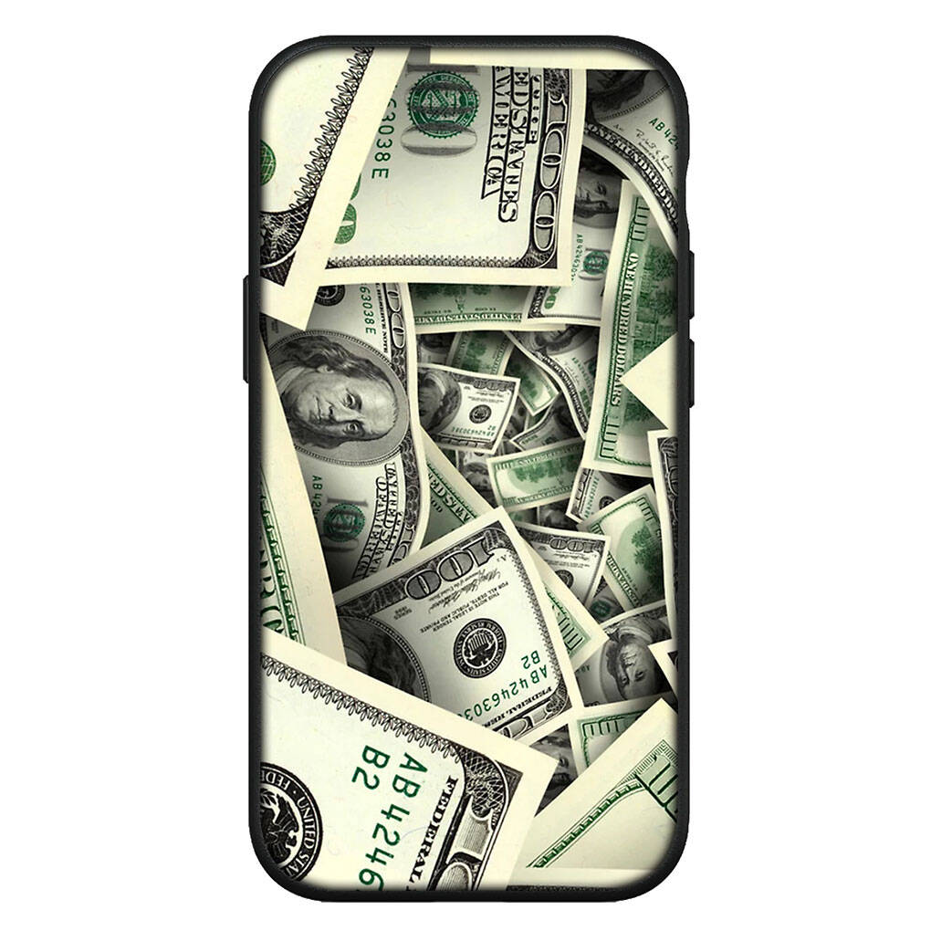 for Samsung Galaxy S25 S24 S23 S22 Ultra FE Plus A17 A37 A57 A56 A55 A06 A16 A15 A36 A26 A35 A05 A54 A34 S9 Phone Case Wallpaper Art Money 100 Dollars