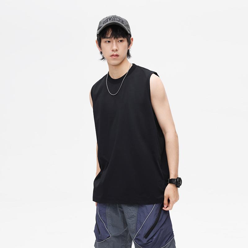 Men's Sleeveless Loose-Fitting Casual Vest for Outdoor Workouts and Hiking
