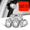 4Pcs Car Tire Valve Caps Emblem Metal Cap Case For Mercedes Benz B/C/E/S Class A Class C200L GLC GLE CLA Accessories Car Styling