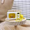 Realistic Pretend Microwave Keyring Fit for Phones Educational Role Play Toy With Rotating Knob And Light Sound Effects