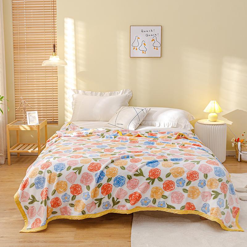 Vintage Floral Plant Pattern Throw Blanket Luxury Bed Blankets Cozy Plush Warm Home Decor Sofa Couch Chair Flannel Blanket