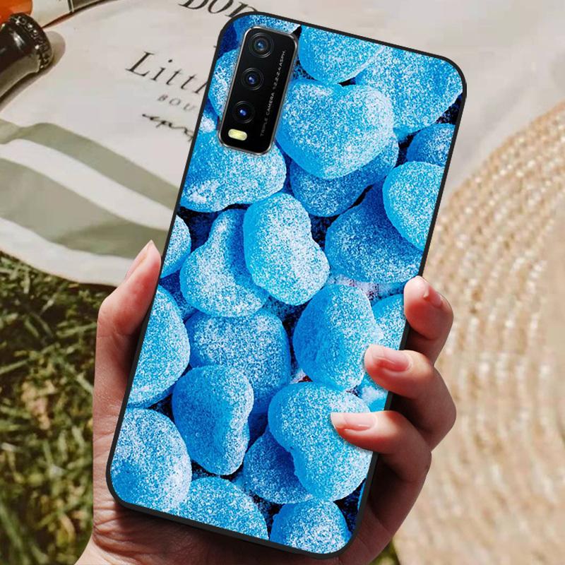 For Vivo Y11S Case Silicone Soft TPU Phone Cover For Vivo Y12s V2027 Case Cartoon Case Protective Bumper For Vivo V2032 Y11s