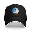 Snow Globe SnowUnisex Winter Holiday Baseball Cap Black with White Trim Festive Design for Cold Season Wear