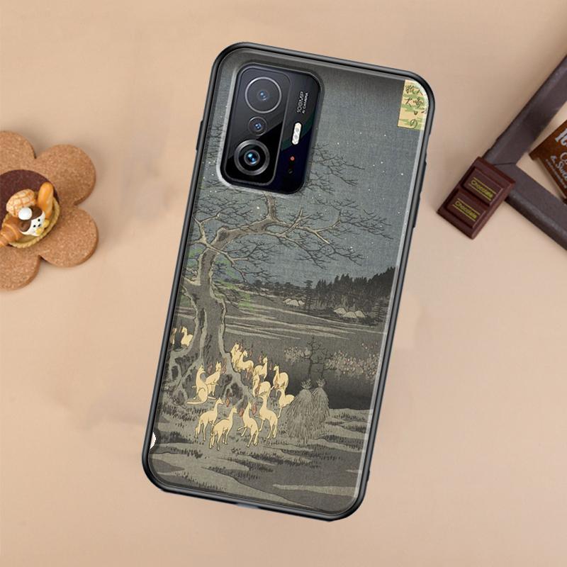 Japanese Ukiyoe Case For Xiaomi 14T 11T 12T 13T Pro 13 14 Ultra POCO X7 Pro X3 X5 F3 F5 F6 M6 X6 Pro Cover