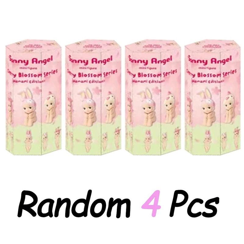 Cute Sonny Angel Cherry Blossom Series Hanami Edition Random Blind Box Pink Mini Doll Toys for Kids Children Gifts GZW