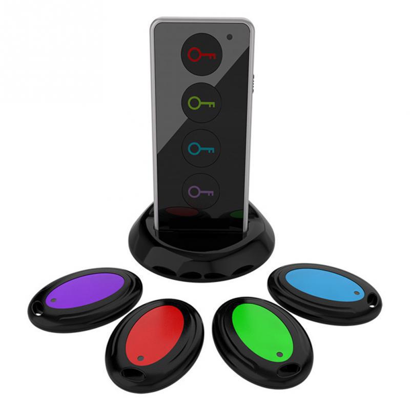 Wireless Key Finder, Tracker for Phone and Keys, Anti-Loss Device, White, 1 Pack