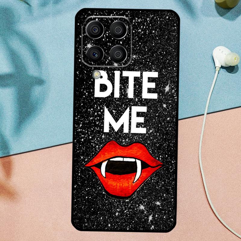 

Sexy Vampire Lips For Samsung Galaxy M33 M35 M55 M15 M12 M13 M14 M34 M54 M53 M21 M31 M11 M32 M52 M06 M16 Case Samsung M30s