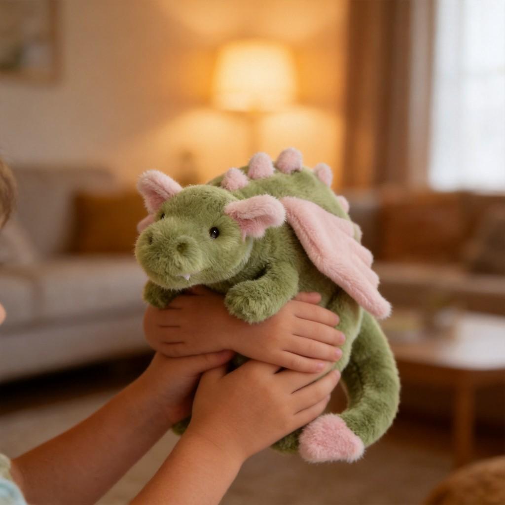 Sky Flying Dragon Plush Toy Rainbow Snow Dragon Gift For Kids And Teens