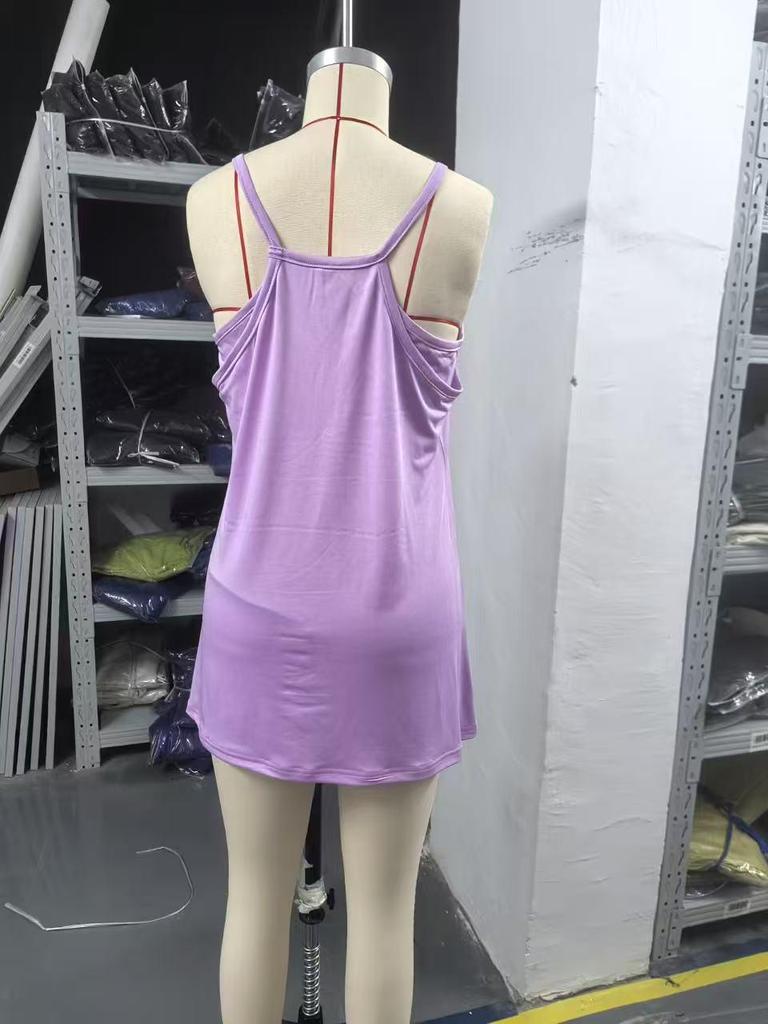2025 Summer Women's Sleeveless Solid Romper Jumpsuit Casual Set