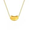 Rose Flower Crown Pure Gold 999 Pendant Set for Women - Qixi Valentine's Day Gift
