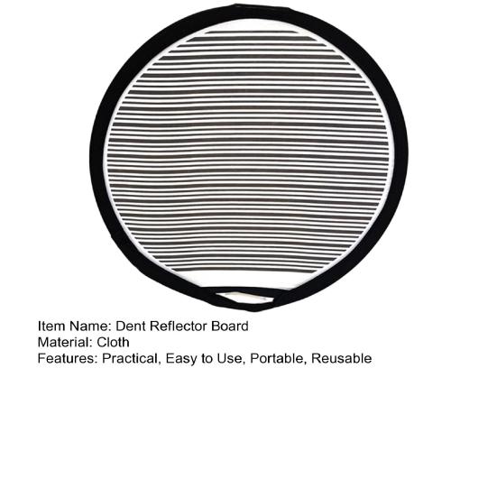 Foldable Lined Dent Reflector Board Cloth Handheld Design Portable Size Dent Detection Flexible Reflector Dent Remover And Repair Tool