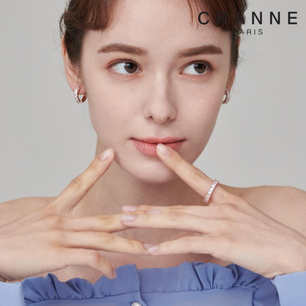 14K Daily Cubic Ring One-Touch Earrings (Gold Filled) C24EGF137