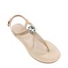 Mode Sandalen Damen PVC Flachboden Outdoor Lässig Strand Minimalistisch Kristall Diamant Damen Schuhe Sandalias Mujer Sandalen