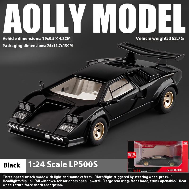 1:24 Lamborghini LP500S Alloy Model Toys, Cool Desktop Decorations, Exquisite Ornaments, Halloween/Christmas/Birthday Gifts