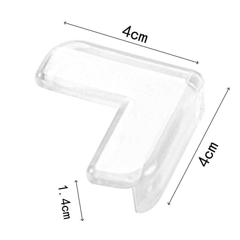4-12Pc Baby Safety Soft Rubber Table Corner Protector Furniture Tea Table Cover Transparent Anti Children Collision Edge Guards