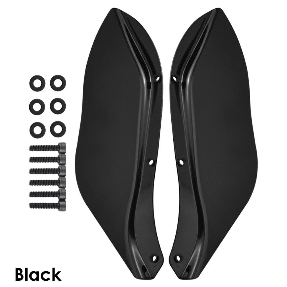 1Pair Fairing Side Wings ABS Air Deflector Motorcycle Fairing Air Deflectors Fit for Harley Street Glide FLHX 2006-2013