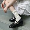 Hosiery Bow Socks Pearl Ribbon Socks Kawaii Girls Uniform Socks  Lolita