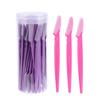 40Pcs Eyebrow Trimmer Makeup Beauty Tools Safe Eye Brow Razor Face Body Hair Removal Shaver Blades Woman Eyebrows Shaping Knife