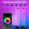 RGB LED Ambient Light, Dual Stick Music Sync Lamp with App & Remote Control, USB Powered Decor for Bedroom, Gaming Desk, Live Streaming