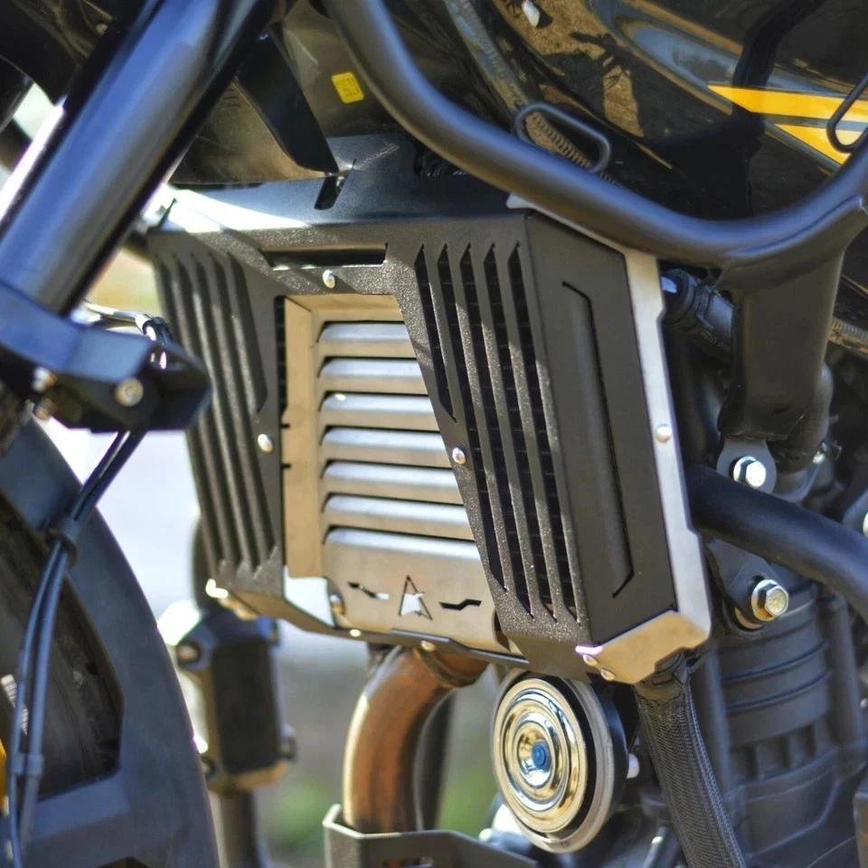 Radiator Guard Fits Royal Enfield Himalayan 450 | Black - Silver