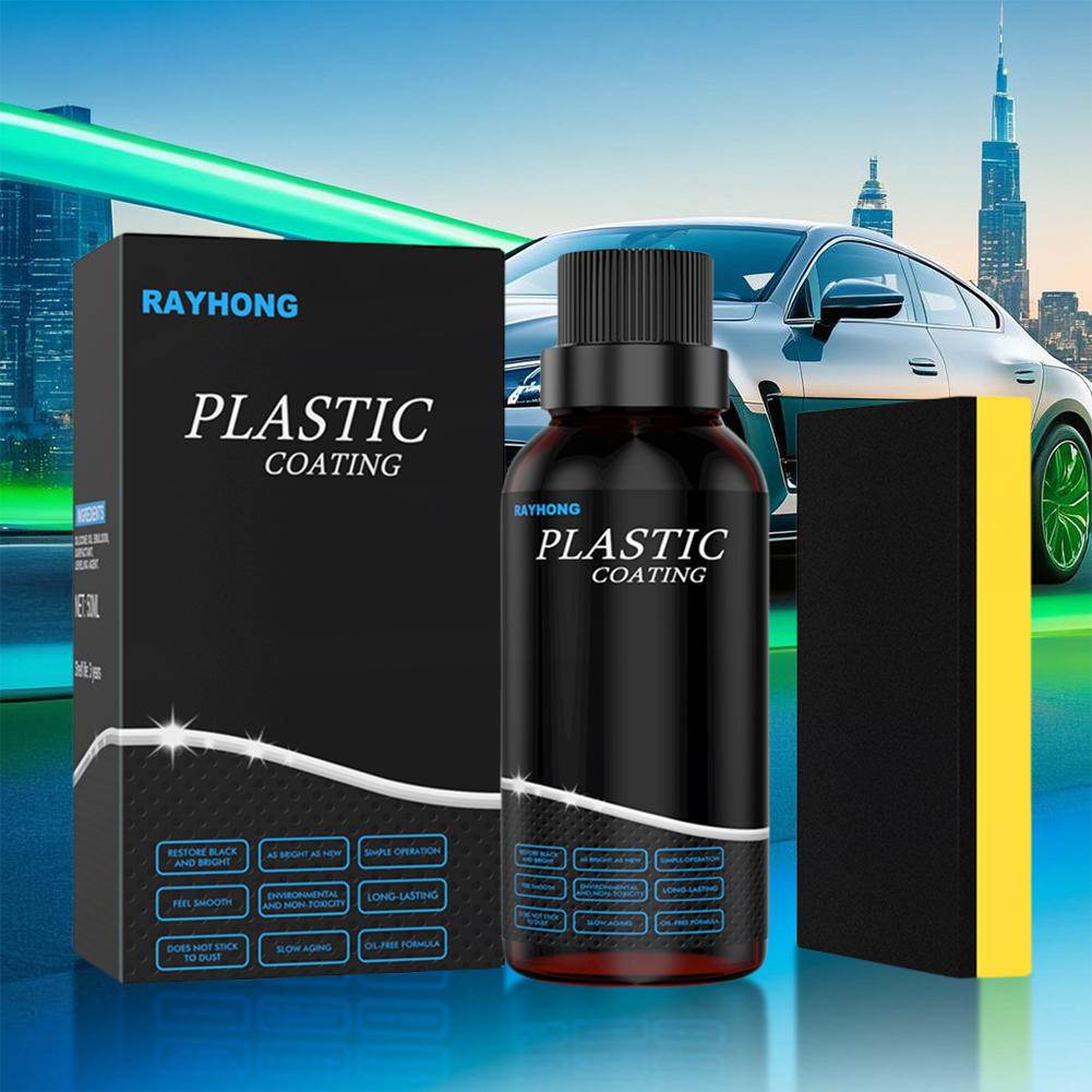 50ml Polishing Refurbishment Agent Plastic Renovator Coating Agent Car Interior Plastic Restorer Auto Interior Renovated Coating