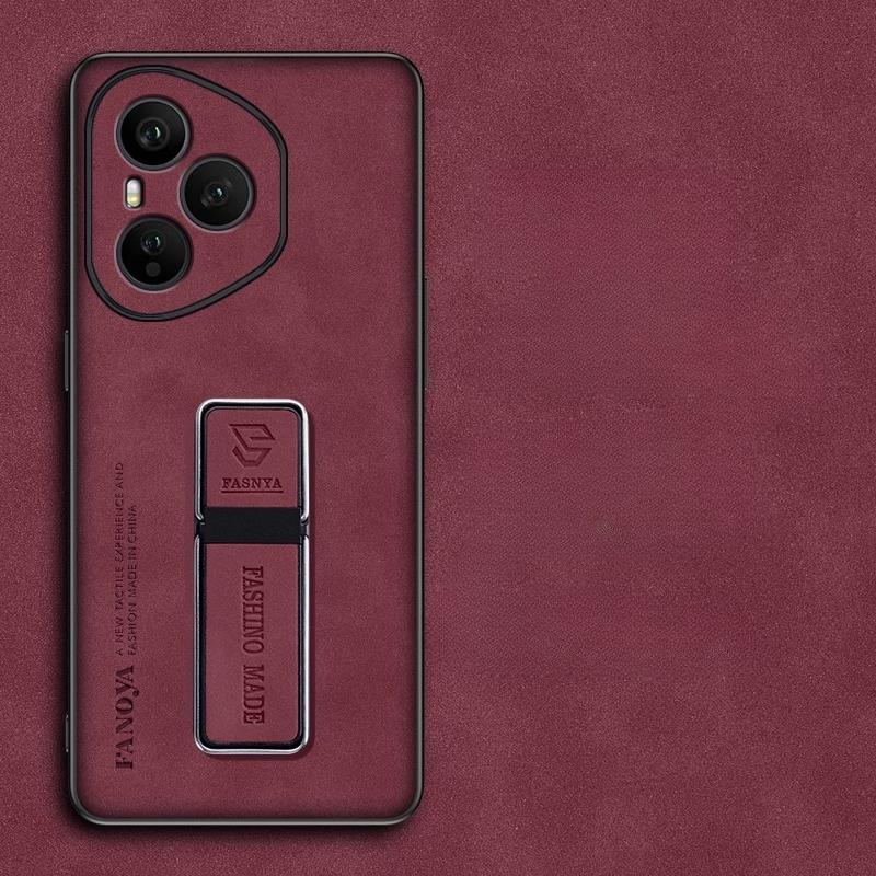 

Чехол из овчины для Honor 400 Pro, чехол из матовой силиконовой кожи для Honor 400 Lite Honor400 Power GT Pro, чехол-держатель KickStand for honor 400 pro красный