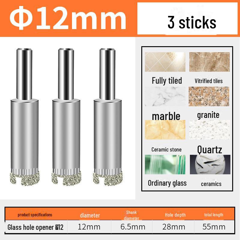 Burghiu diamant Green Forest pentru faianță, sticlă și marmură