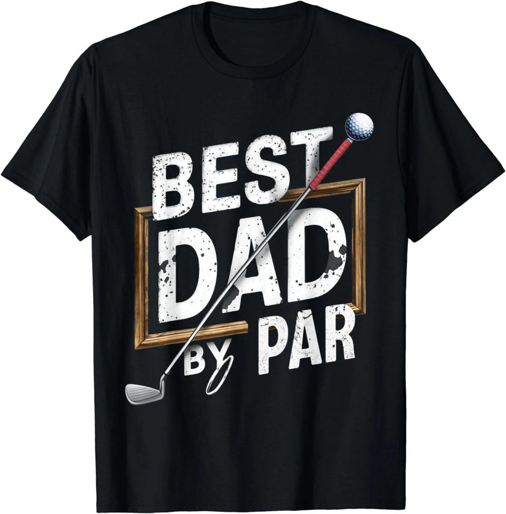 Funny Best Dad By Par Father's Day Golfer Dad Grandpa Gifts Gift Unisex T-Shirt
