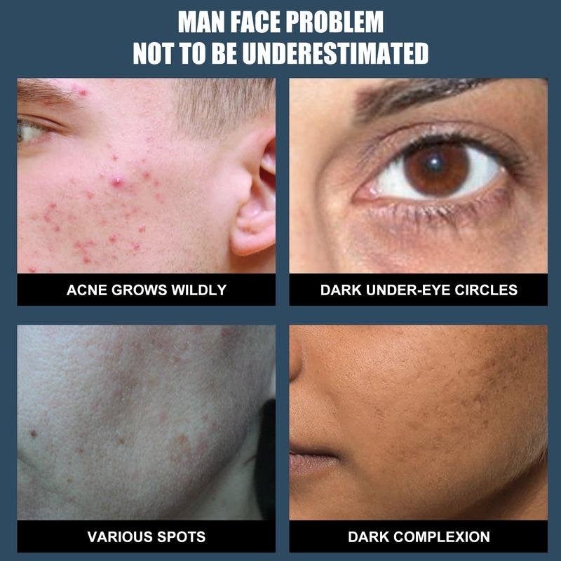 Men's Plain Cream Oil Control Toner Concealer Cream Acne Skin Blemishes Lazy Plain Cream