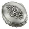 Jewelry Box Retro   Metal Oval Shaped Jewelry Storage Box   for   Necklace Ear S