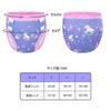 LittleForBig Adult Silky Training Pants Rocking Horse Print Elastic Waist Absorbent Layer Breathable Washable Comfortable Fit Purple M