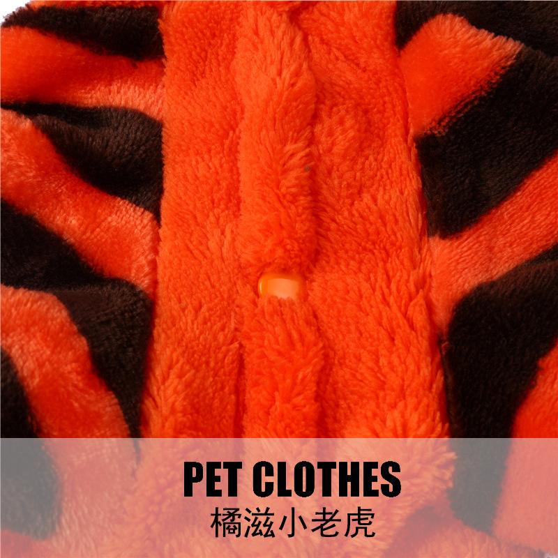 Hot Sale Pet Dog Clothes Little Tiger Dog Winter Coats Warm Dog Hoodies for Chihuahua Small and Large Dog Clothes Costumes