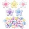 10pcs 4.7cm Colorful Sequin Checkered Flower Patches DIY Shoes Hats Applique Sewing Clothes Headgear Hair Clips Decorative Acces