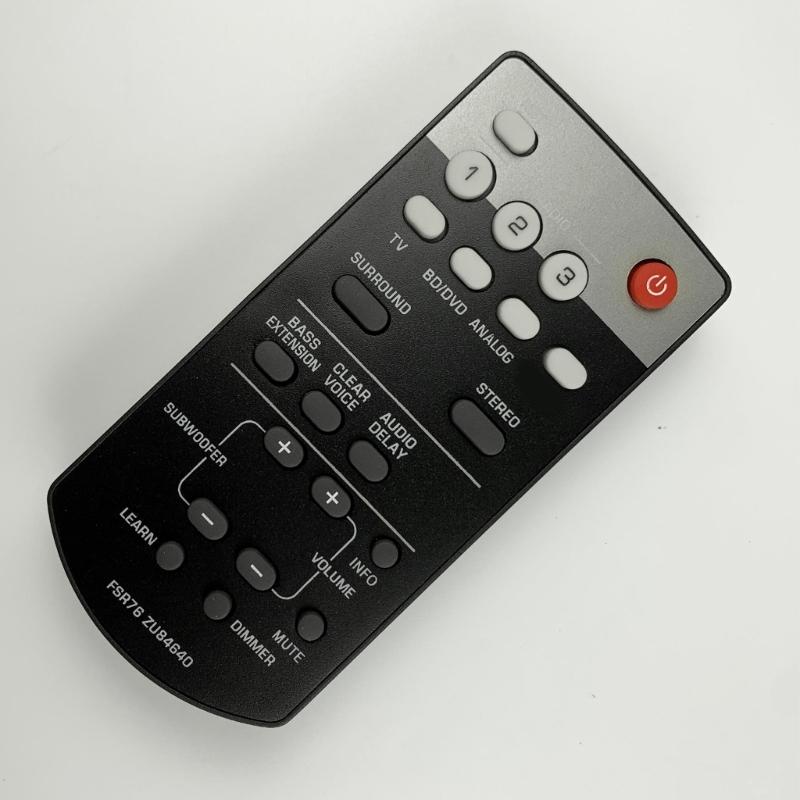 Remote Controller with Intuitived Button Layout for FSR76 Soundbar Easy Operating by All Ages Wear Resistant