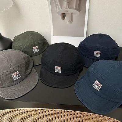 Korean Version of Casual Patch Baseball Women's Trendy Spring and Summer Versatile Letter Soft Top Baseball Cap Sun Hat Student