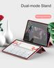 Für iPad Air Pro MINI Hülle 3 4 5 6 7 8 9 10. Generation 3-fach Leder Tablethülle Flüssigsilikon Weiche Halterung 11 12.9 13 Abdeckung